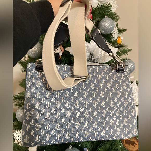 Jimmy Choo Denim Crossbody Bag - Picture 7 of 10